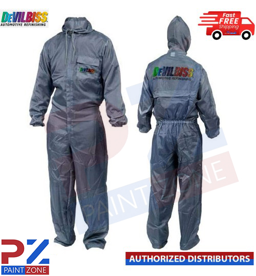 DeVilbiss Professional Pro Clean Spray Painter's Overalls Reuseable